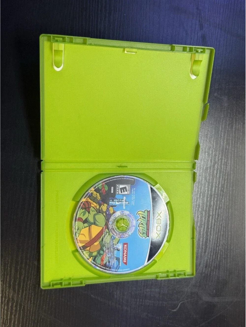 Teenage Mutant Ninja Turtles Original Xbox Game Disc & Case Konami TMNT